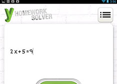 yHomework Math Solver game